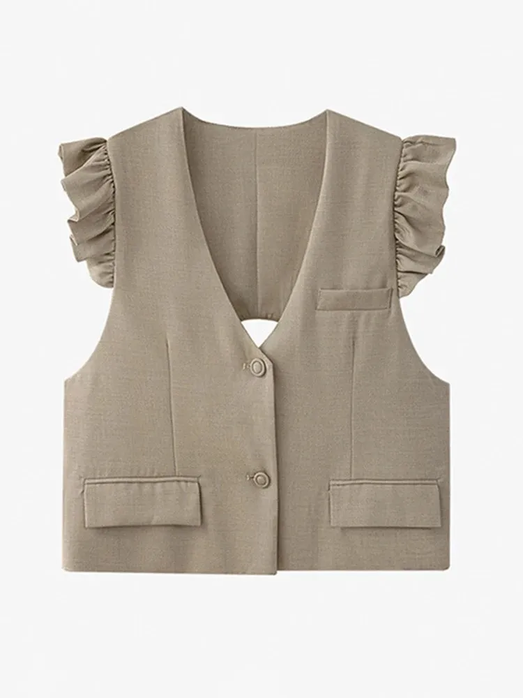 Женский жилет BPN Temperament из полиэстера и хлопка