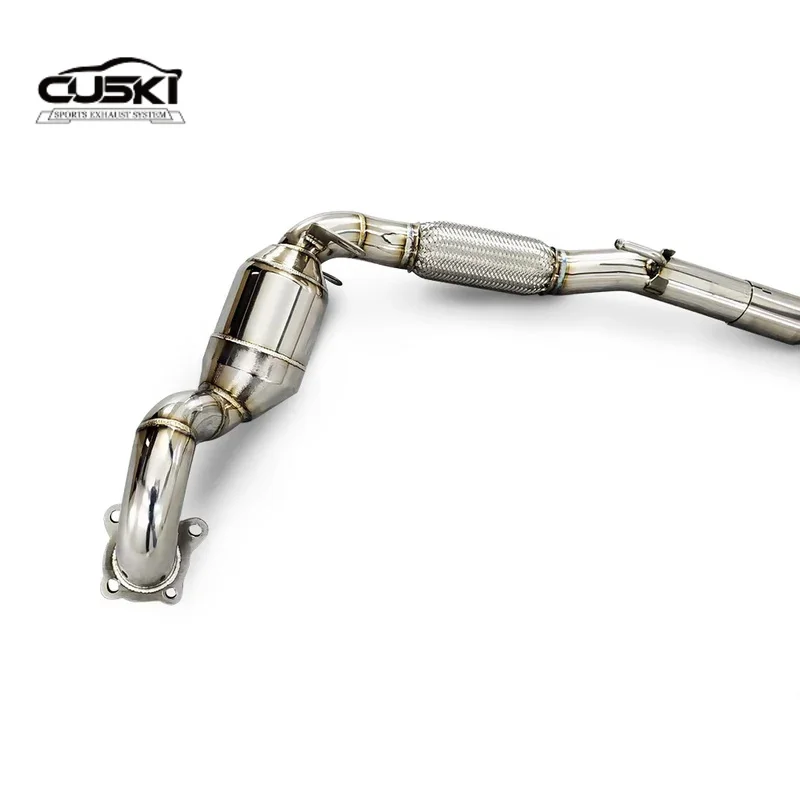 Выхлопная труба высокой пропускной способности выхлопная для Polo gti EA111/EA211 1 4 T