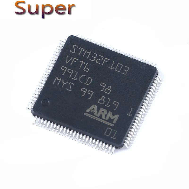 

Микроконтроллер STM32F103VFT6 QFP100, одночиповые микрокомпьютерные электронные компоненты IC