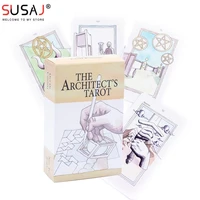 architect tarot oracle card mysterious fate divination comics tarot card female girl card game board game english playing cards