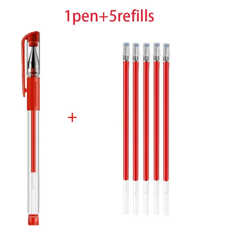 

Гелевые ручки Bullet Tube 0,5 мм, набор черных, синих, красных