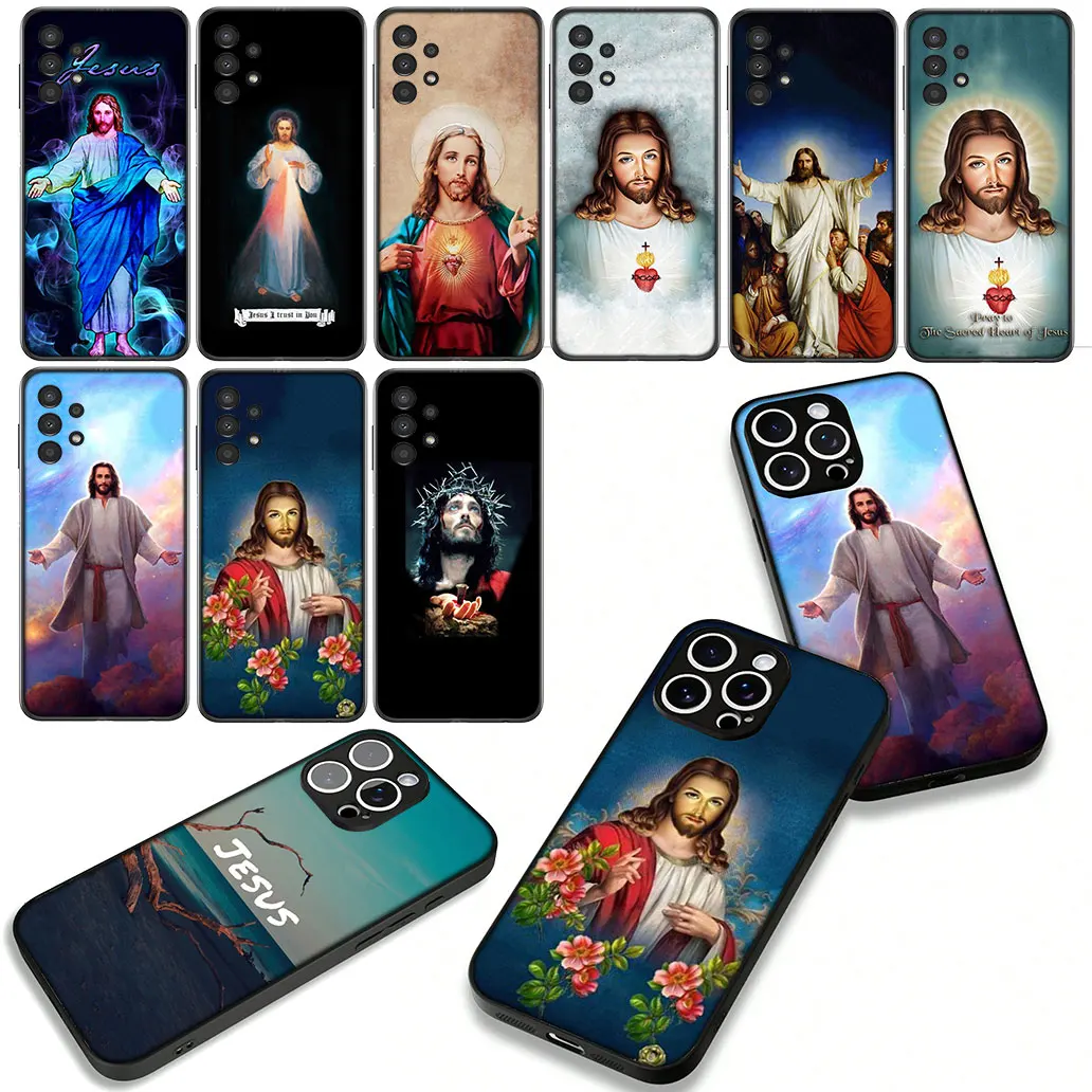 Мягкий чехол Джуда Иисуса для Apple iPhone 15 14 16 плюс 13 11 12 Pro Max X XR XS ProMax 16E телефона