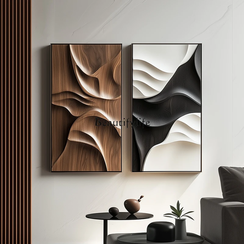 3D трехмерная декоративная живопись для гостиной свет роскошная абстрактная