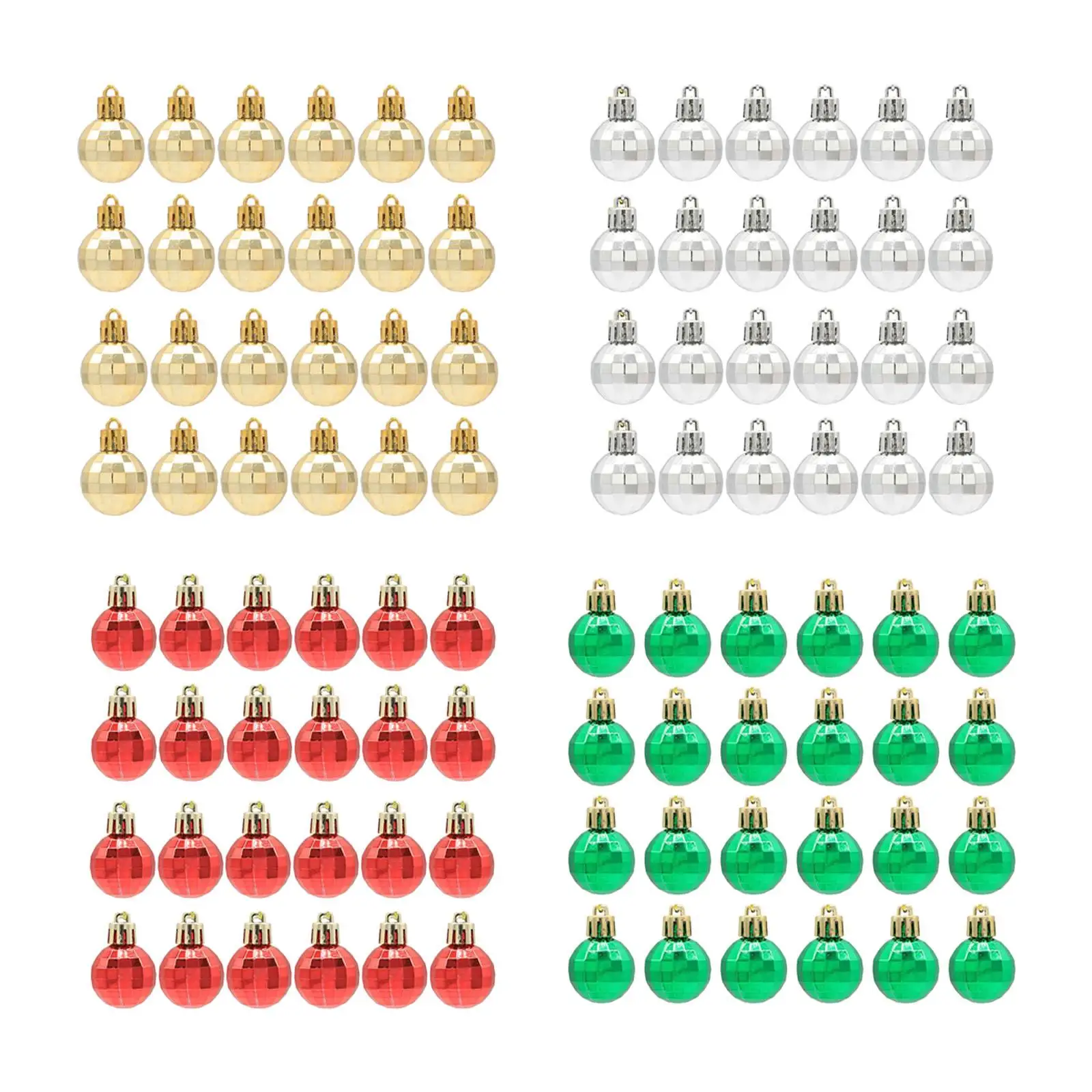 

24 шт., декоративные подвесные шары для ёлки, 3 см