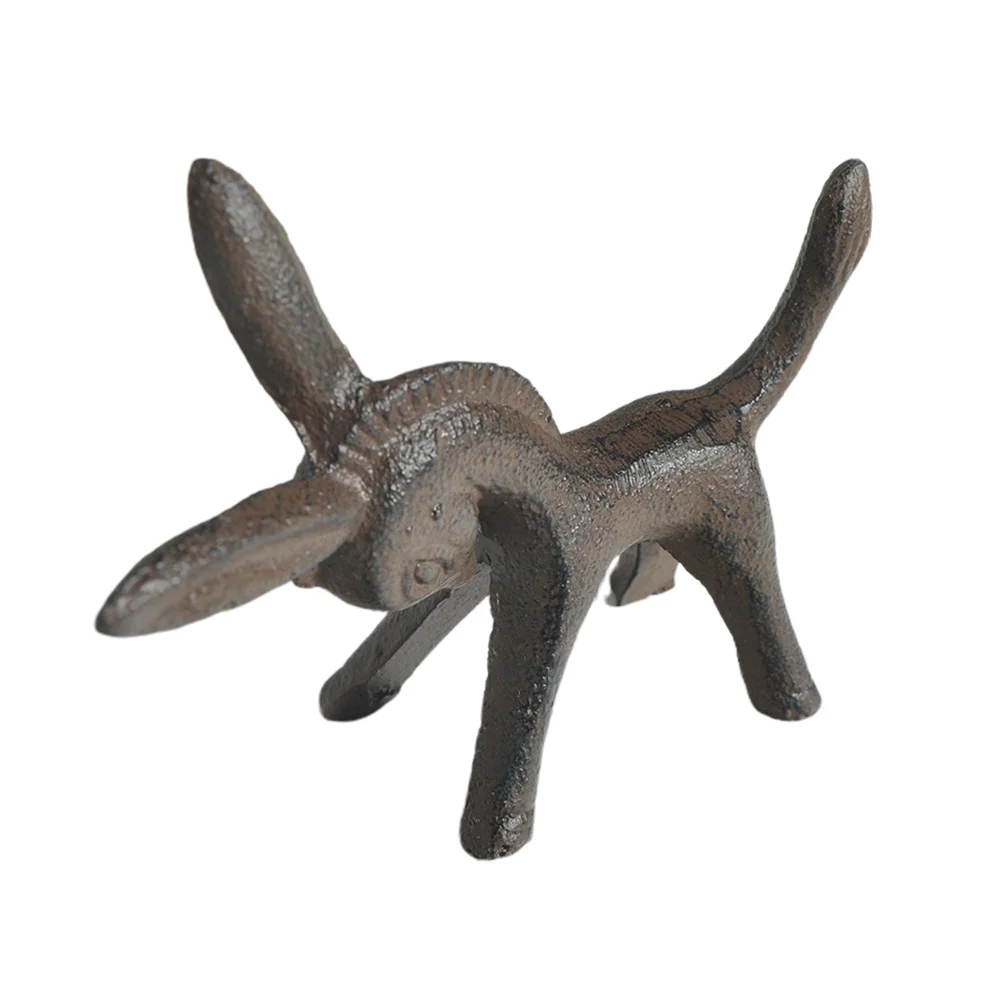 Железный осел маленькая скульптура для гостиной орнамент фигурка животного