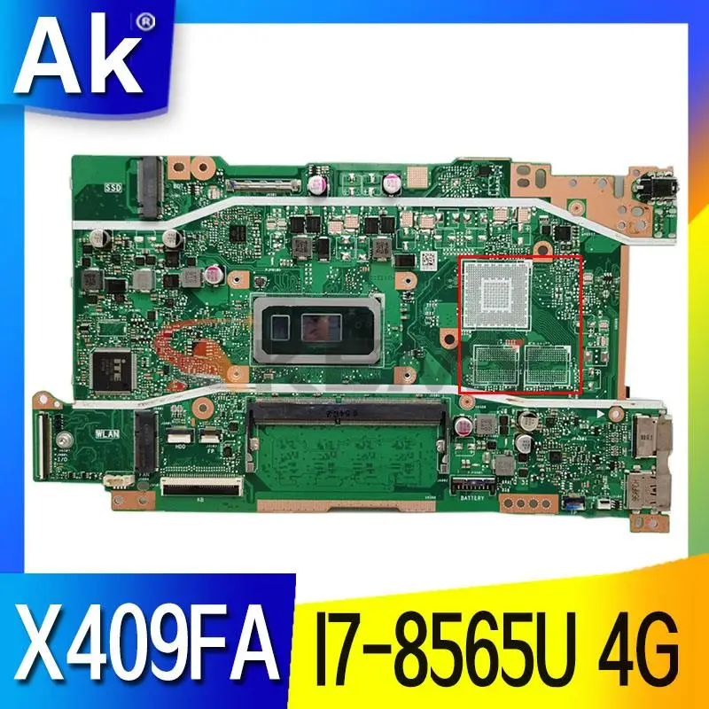 

Материнская плата X409FB для ноутбука ASUS VIVO BOOK X409FA X409FJ X409FB X409F A409F