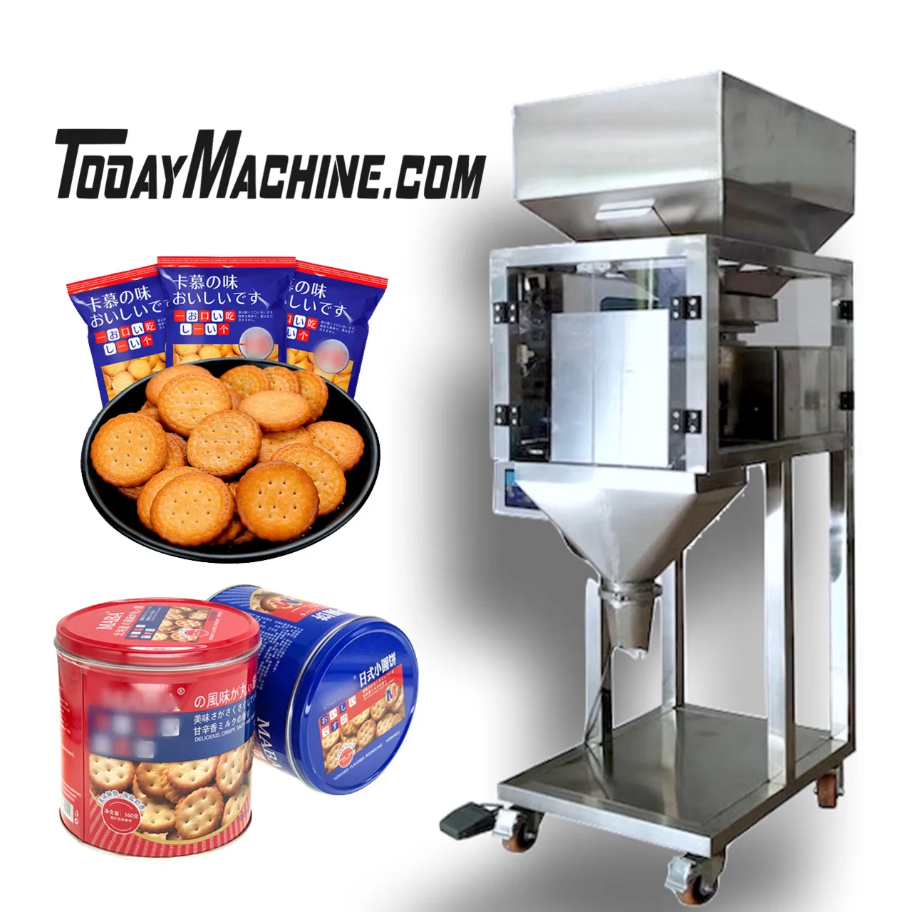 

4 Head Linear Weigher Automatic Weighing Grain Filling Machine