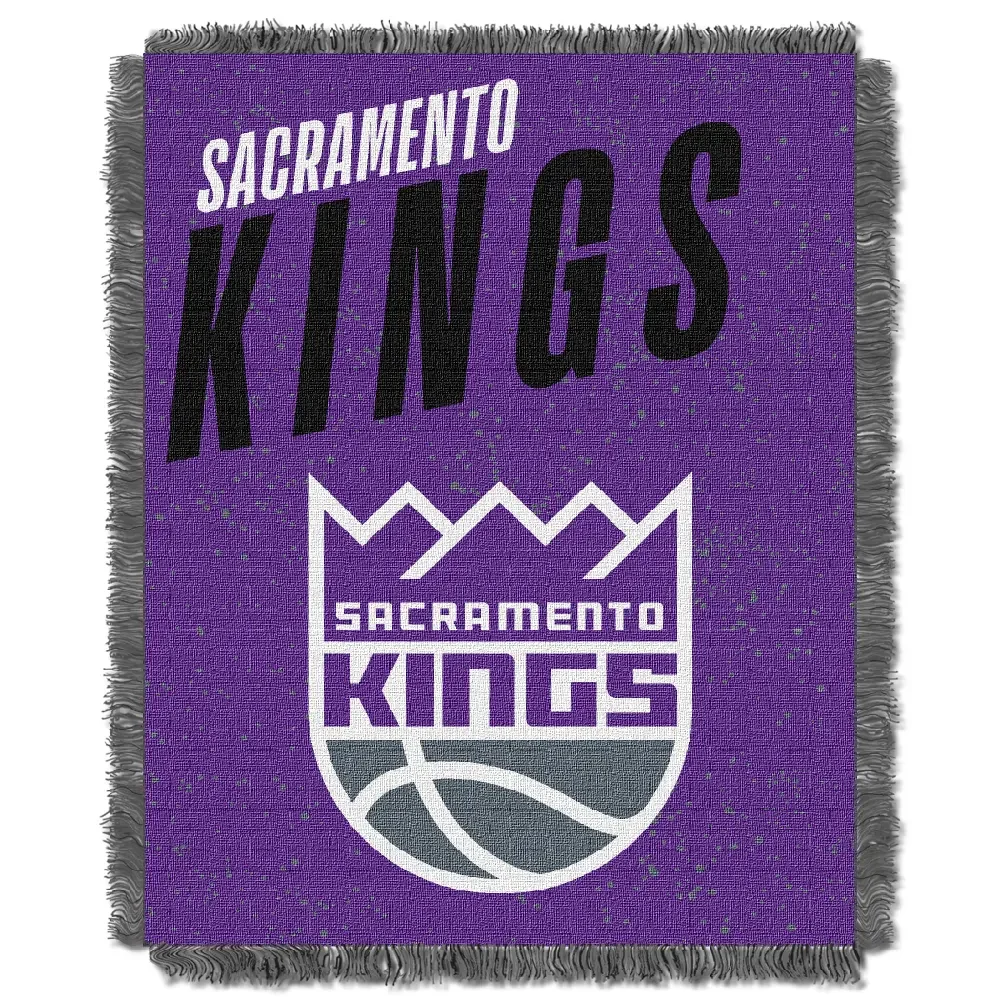 

Официальное плетеное жаккардовое одеяло Sac Kings NBA «Headliner»