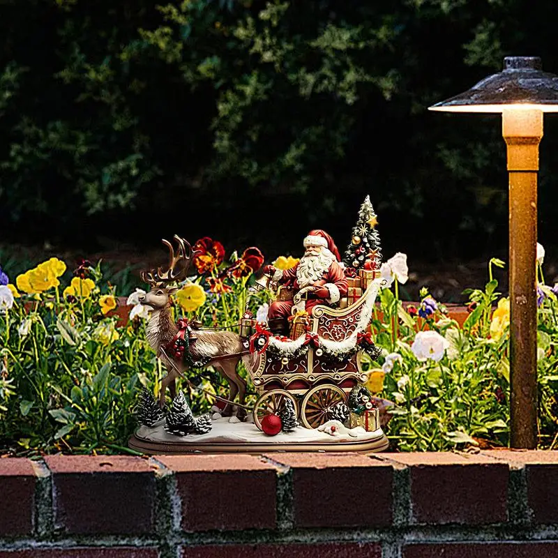 Искусство двора для улицы 2D акриловые мультяшные колья на Рождество