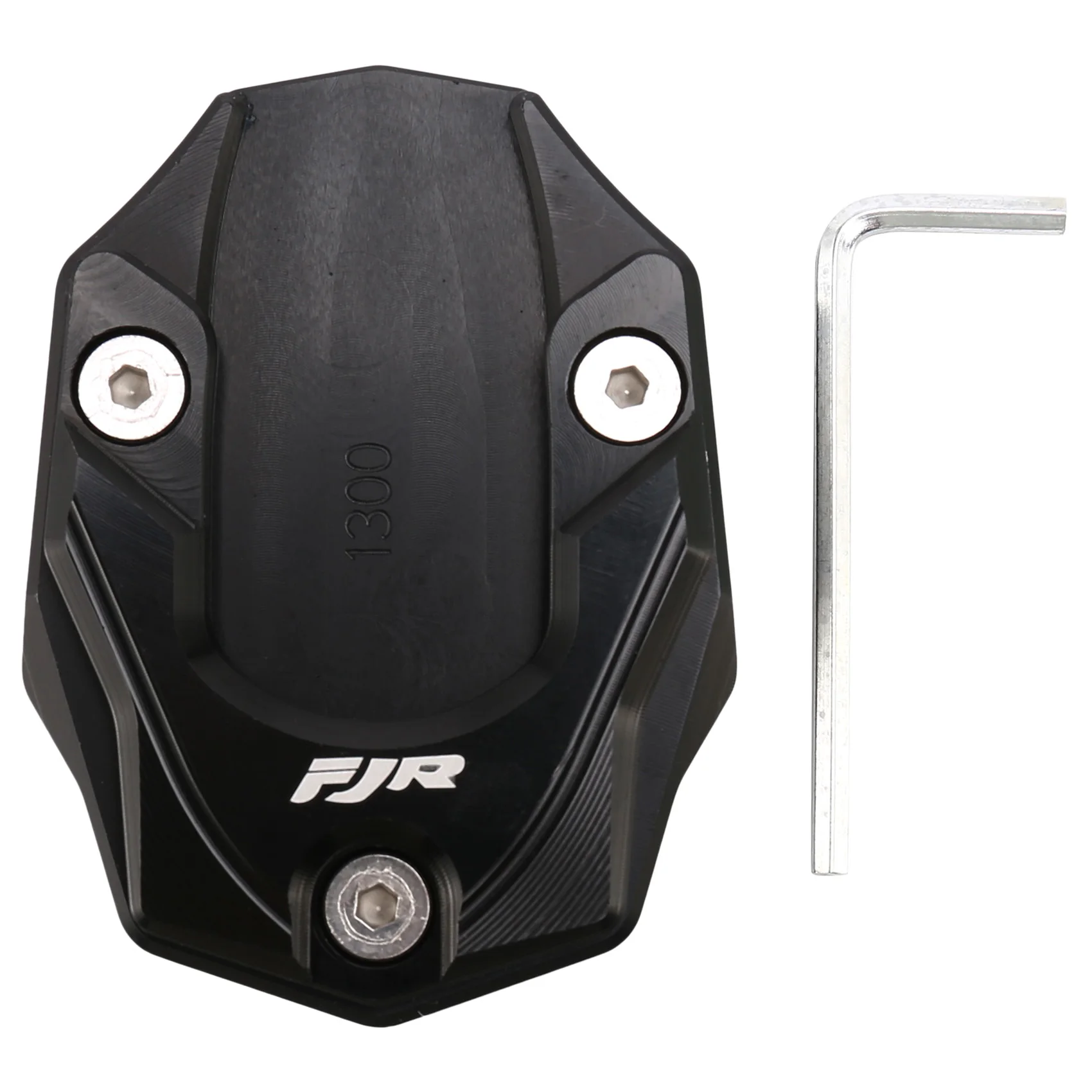 

Выдвижная подставка для мотоцикла, боковая подставка, удлинитель для FJR1300 FJR 1300 2001-2019 (черный)