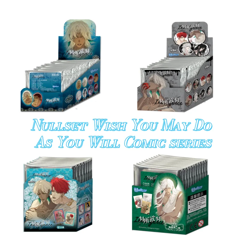 Фото Подлинная в наличии Nullset Wish You May Do As You Will Серия комиксов Мини-карты Значки Mammon Vivian Акриловые прозрачные карты Подарок №1