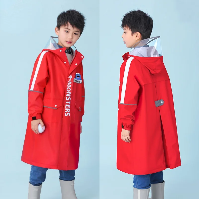 

Skin School Friendly Full With Primary Body Children's Students Schoolbag Raincoat Fabric Middle And For Waterproof Thickened