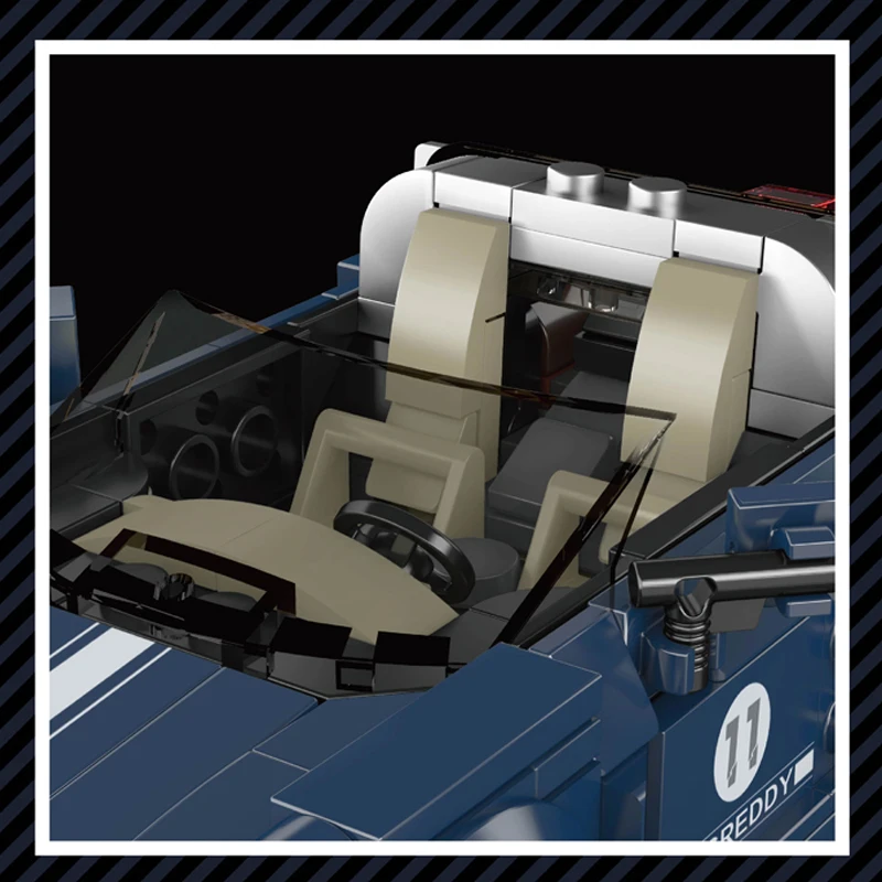 Набор мини-технических автомобильных строительных блоков Youmko 911 модель Racing Champion