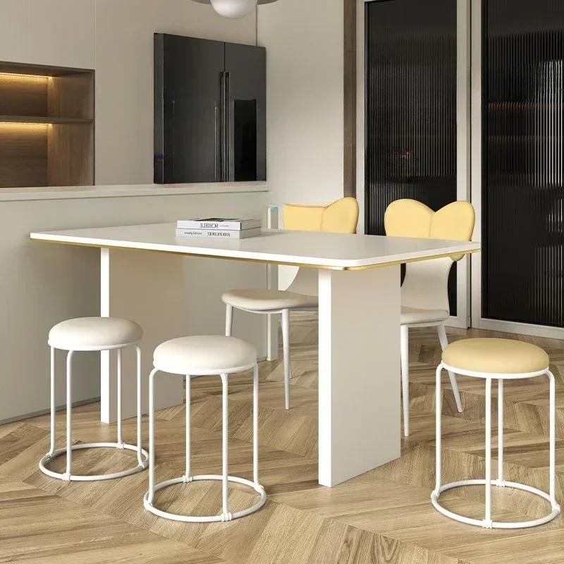 Складной компактный обеденный стул роскошный декоративный круглый для макияжа