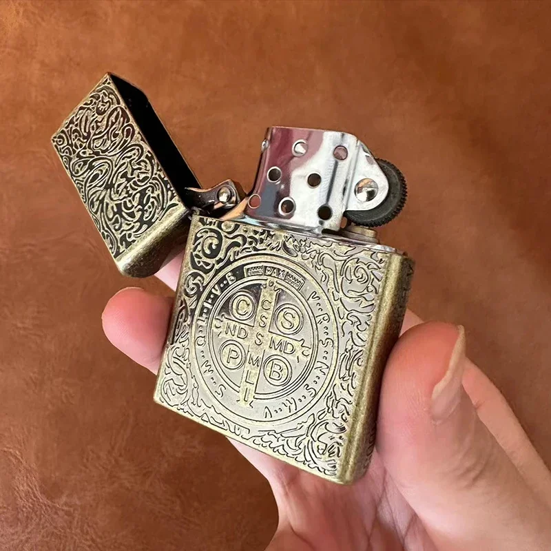 Латунная керосиновая Зажигалка ZORRO металлическая индивидуализированная