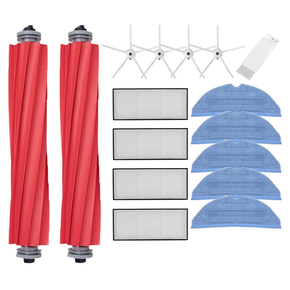 

For S7 S70 S7Max T7S T7S Plus Main Brush Hepa Filter Mop Pad Spare Parts Vacuum Cleaner Accessories White