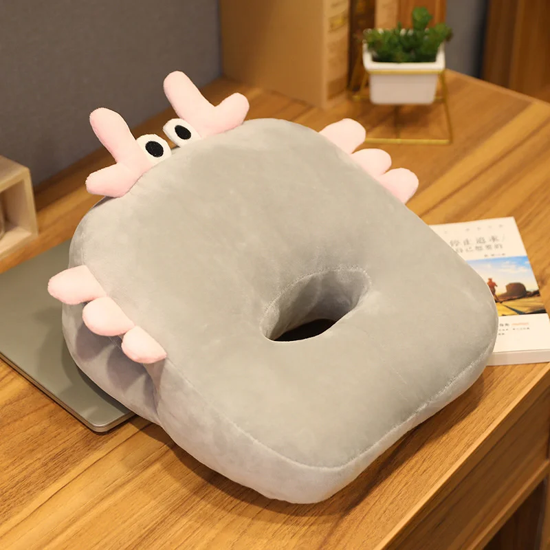 

Plush Crab Car Pillow Cushion Can Join in the Student Pillow During Lunch Break Multi-purpose Nap to Warm Your Hands Pillowcase