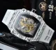Luxury Top Brand Quartz Watch Men Military Wristwatch Mechanical Style Dial Male Tonneau Clock Reloj Hombre Relogio Masculino Other Image