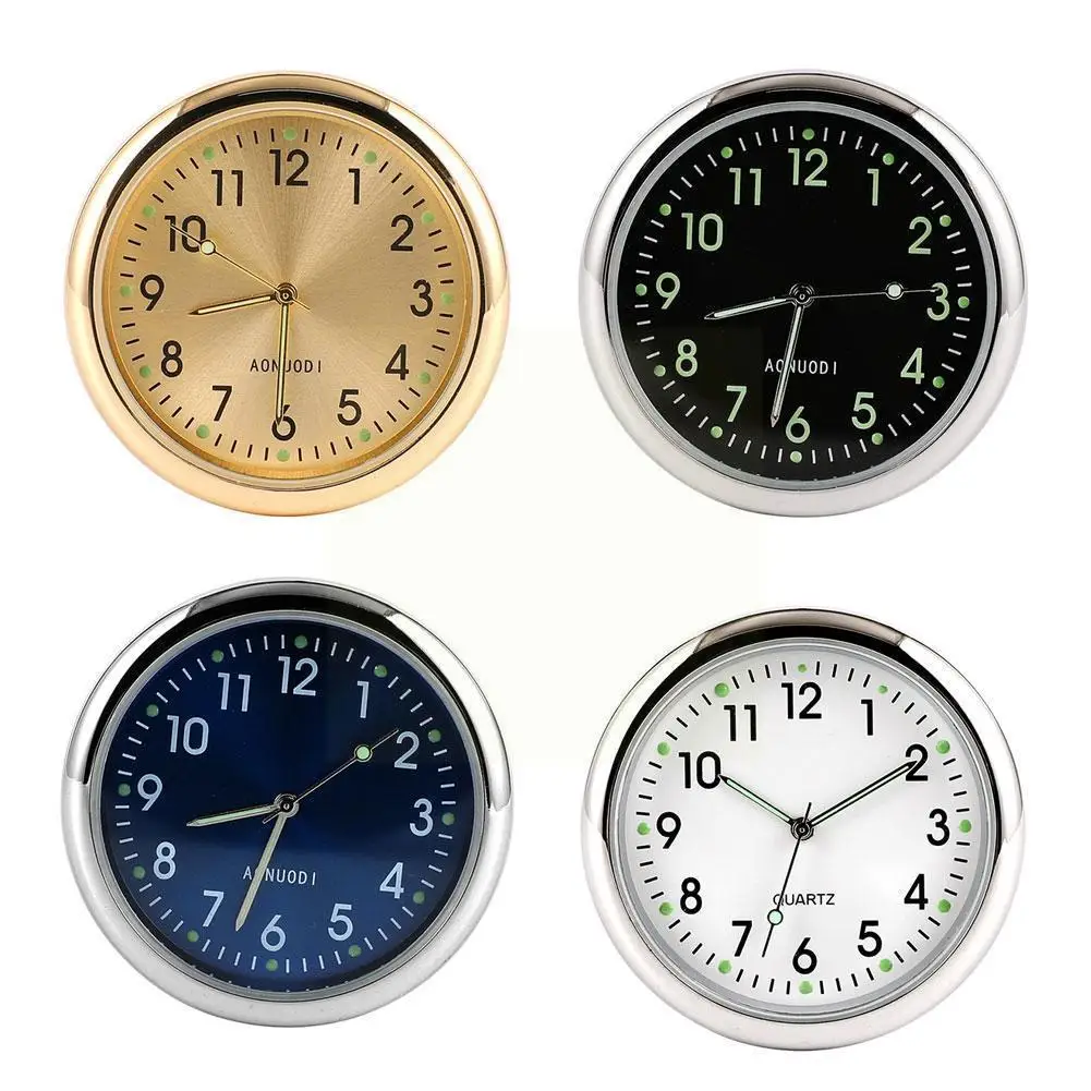 

Creative Car Clock 4cm Electronic Quartz Clock Car M6N2 Ornaments Analog Supplies Clock Quartz Clock Watches Car Luminous N5D0