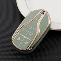 tpu car key case cover for maserati levante ghibli quattroporte gt granturism grancabrio car styling auto accessorie shell