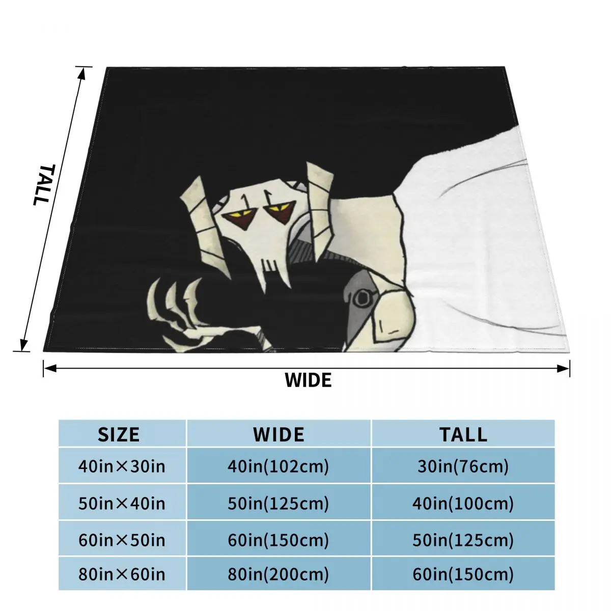 Генерал Грівус (2003 клонных войн) Ультрамягкое одеяло из микрофлиса