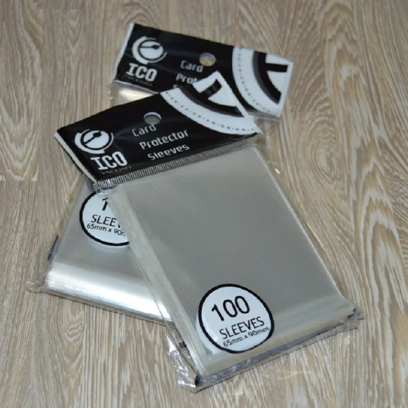 500pcs 65*90mm Card Protector Magic Killers of Three Kingdom Football Star Transparent Unsealed ard Game Cards Sleeves Film | Спорт и