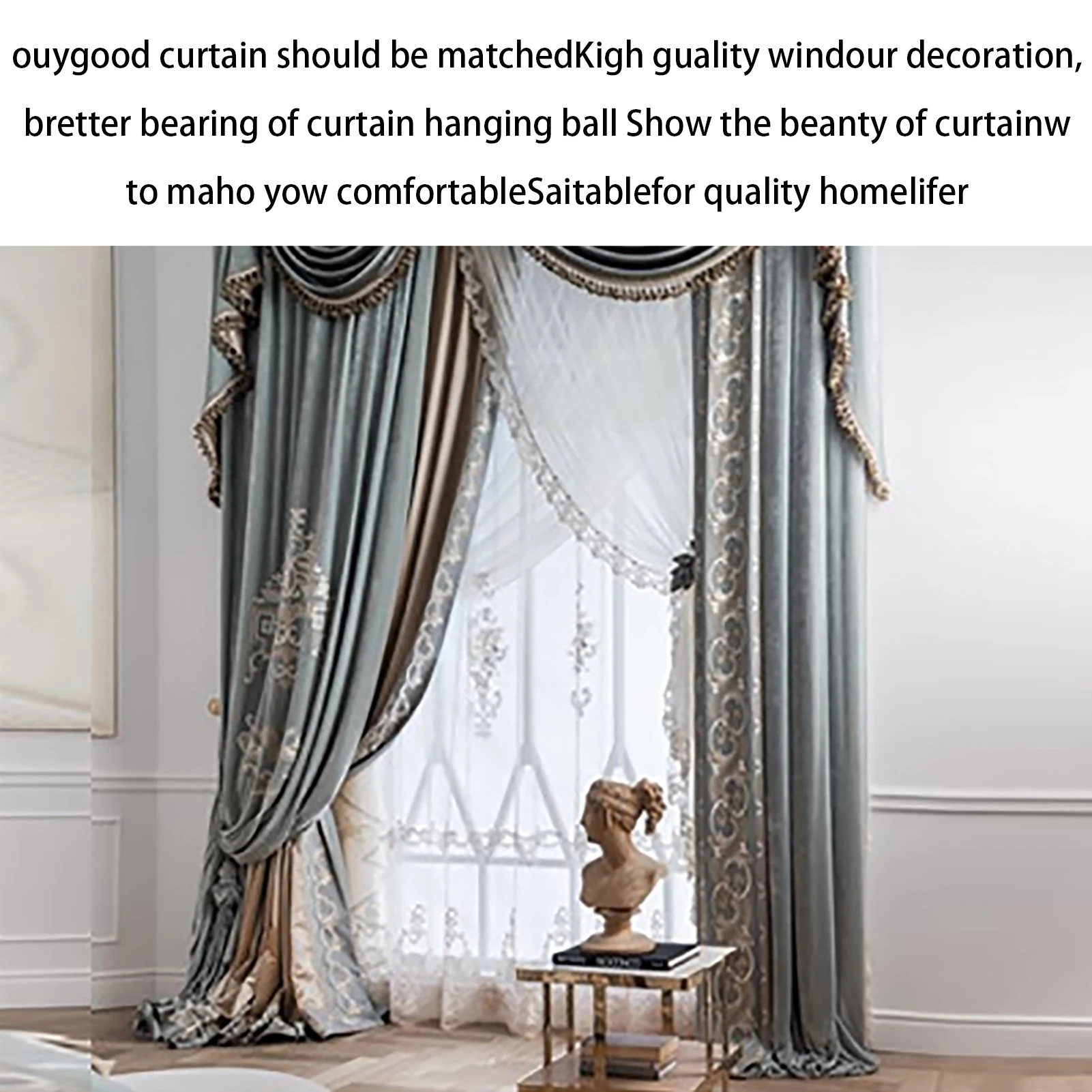

Curtain Holders For Drapes 2 Pack Sheer Curtain Tie Backs Pull Backs Window Treatment Strong Magnetic Rope Curtain Tiebacks