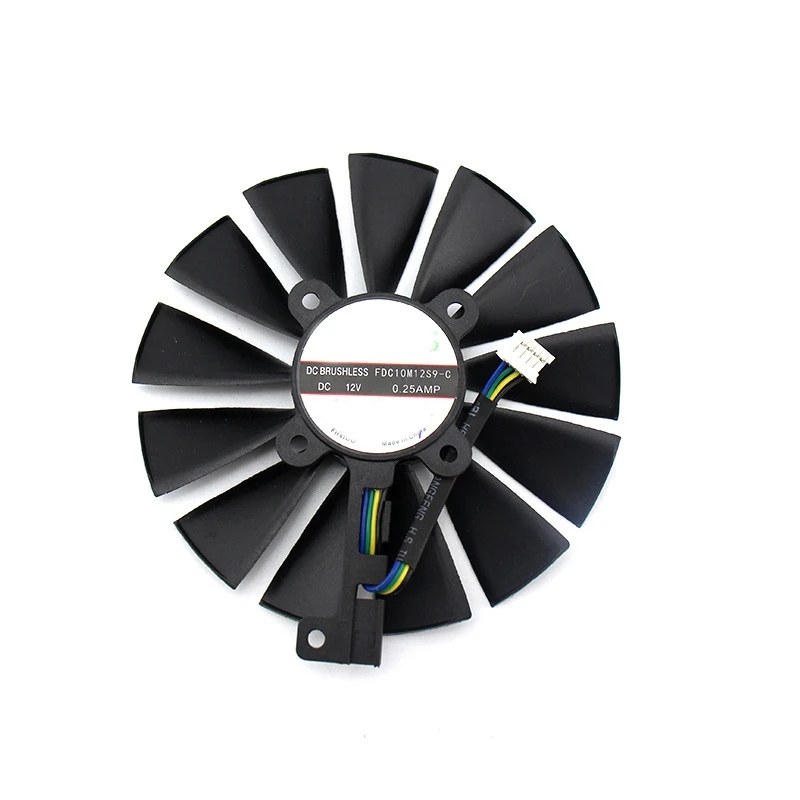 Внешний диаметр 95 мм для ASUS Radeon RX 470 570 4G ROG STRIX GAMING OC Охлаждающие вентиляторы