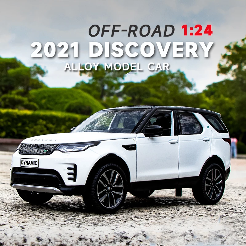 2021 Discovery 5 Diecast 1:24 Alloy Model Car Miniature Metal Vehicle Off-Road SUV for Children Collectible Gifts Birthday Toys