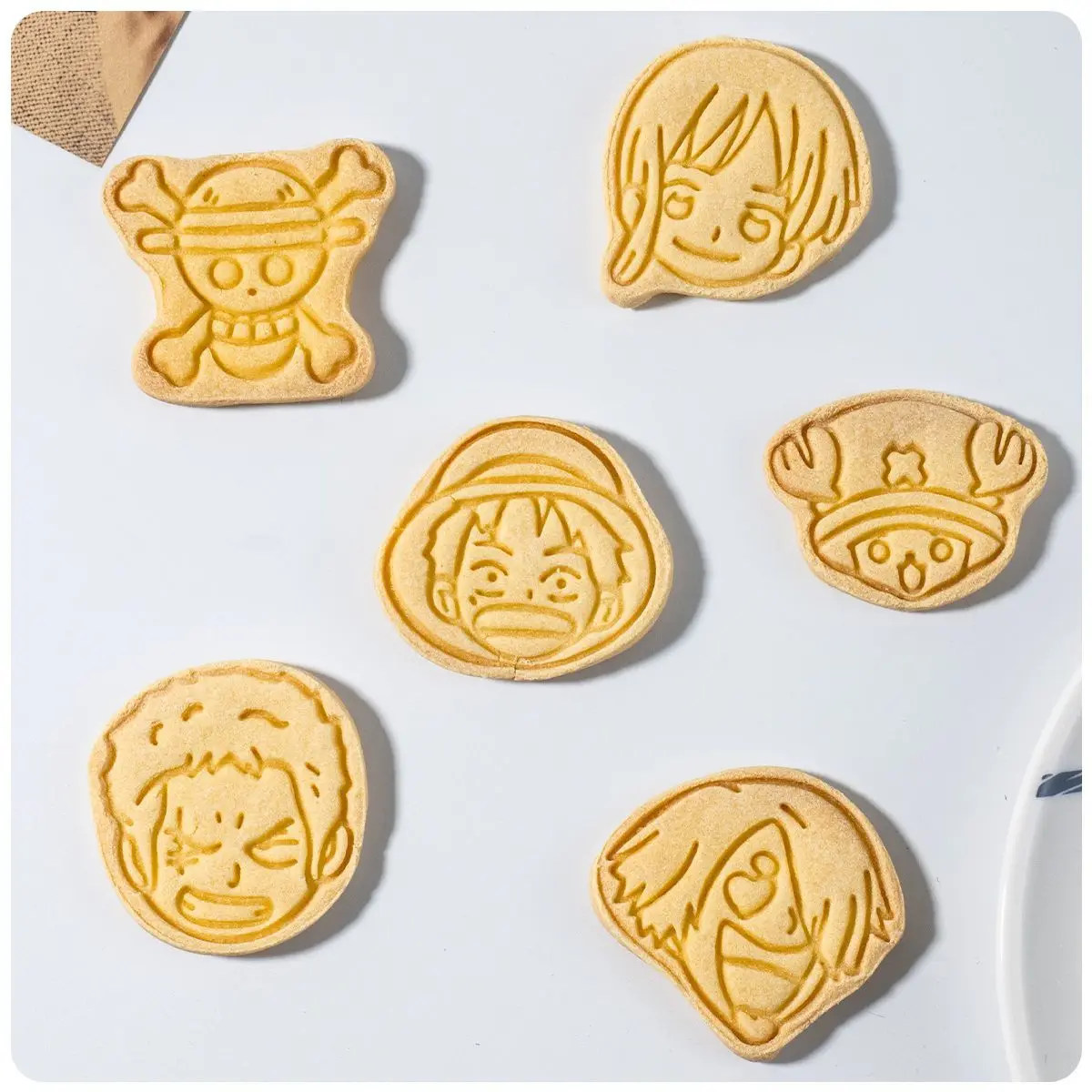 Фото Набор формочек для печенья «Аниме One Piece» с Луффи, Зорро, Усоппом, Санджи. Формочки для печенья и мастики своими руками. Инструмент для выпечки на домашней кухне. Подарок. №5