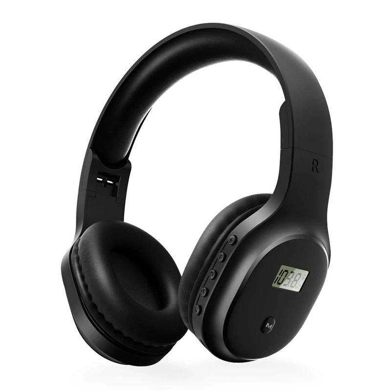 Портативные наушники с FM-радио беспроводная Bluetooth гарнитура плеер для бега подвига езды на велосипеде