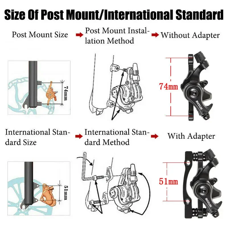 Комплект тормозов для горного велосипеда BUCKLOS механический тормоз прочный трос