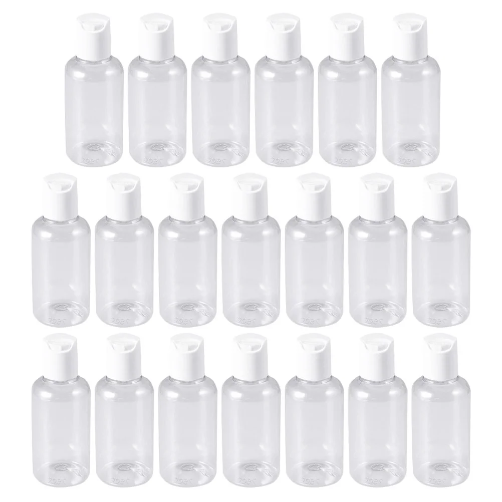 

20 PCS Bottled Plastic Squeeze Bottles Liquids Refillable Makeup Dispensers Emulsion Pet Travel Lotion Sub