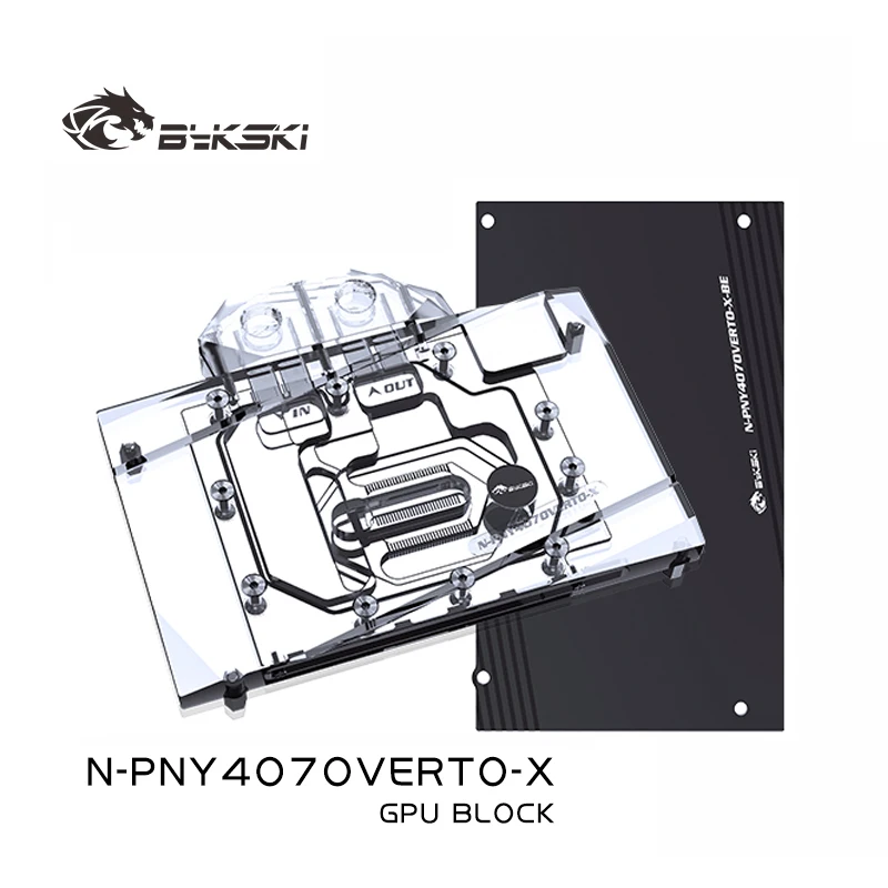 

Bykski GPU Block Use for PNY RTX 4070 XLR8 Graphics Video Card Water Cooling / Radiator N-PNY4070VERTO-X