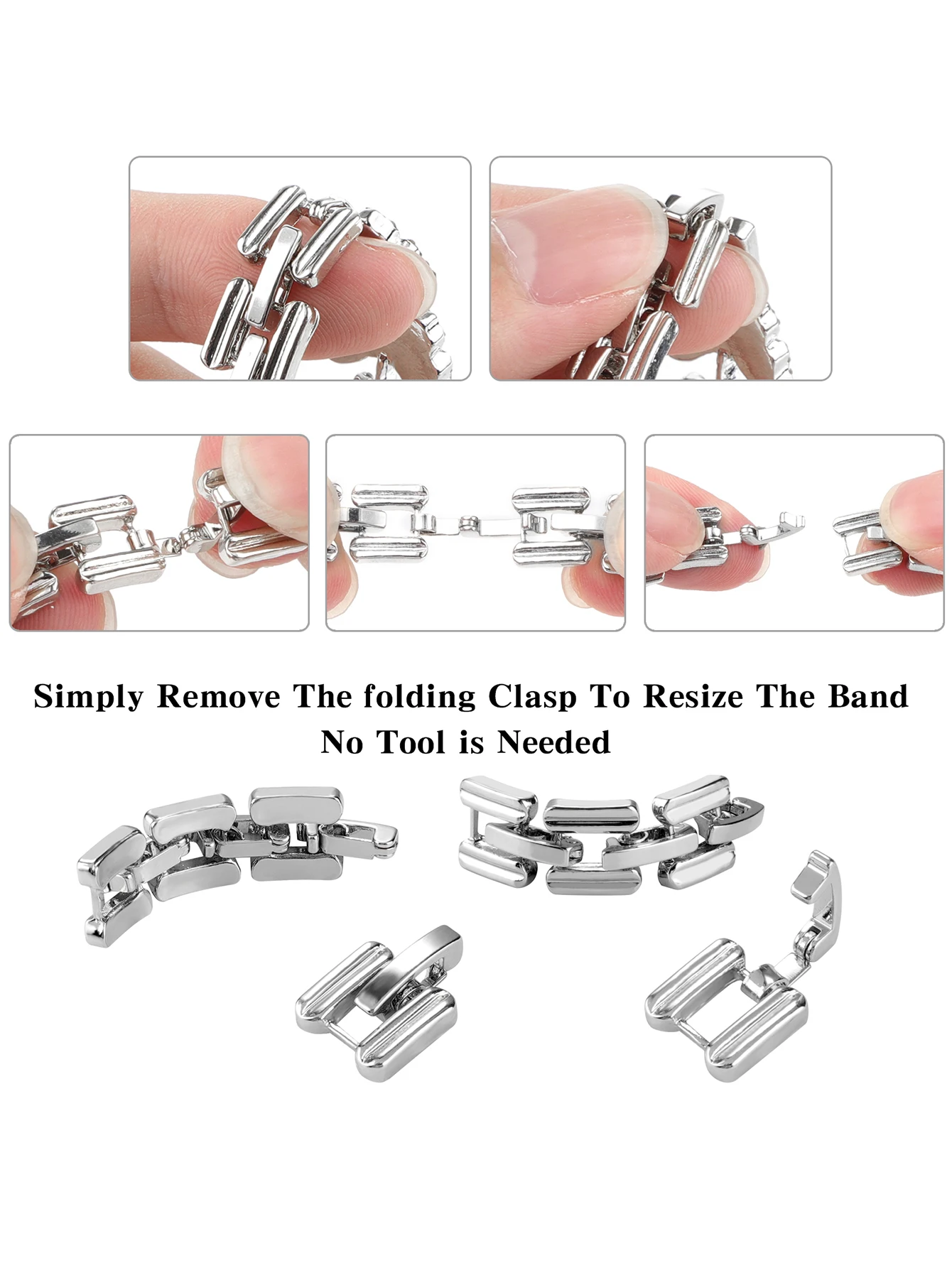 Metal strap for Apple watch band shell diamond bracelet iwatch87654321SE 38 40 41 42 44 45MM Ultra fashion chain women wrist