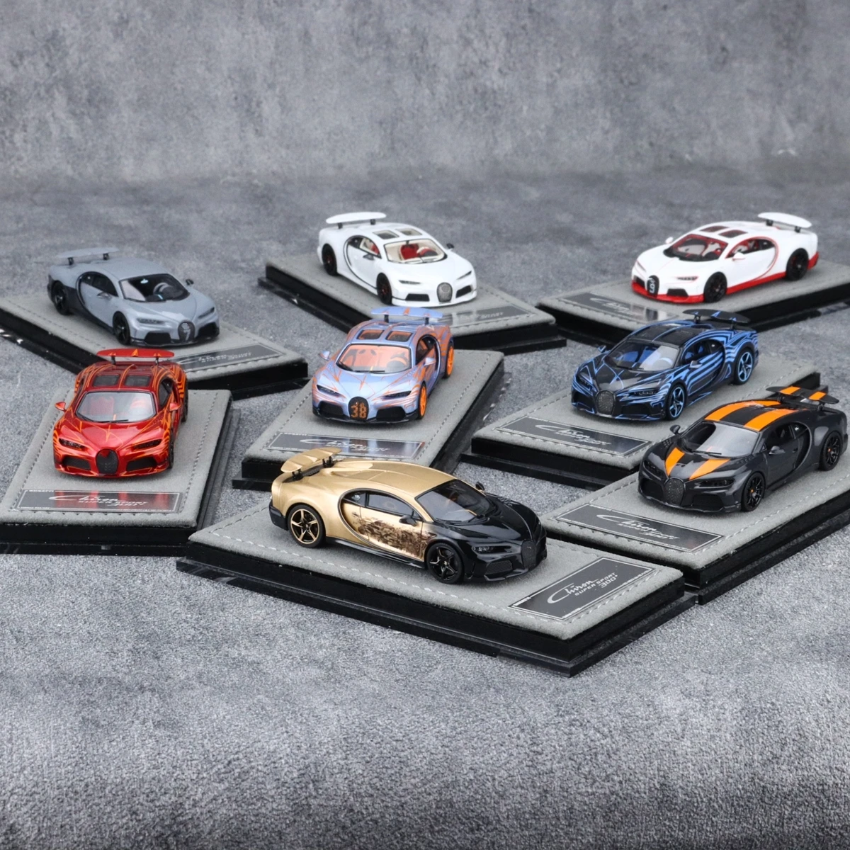 HH 1:64 Chiron Super Sport литая под давлением модель автомобиля из смолы коллекционные