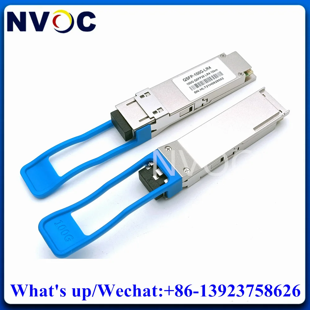 

10 шт., модуль оптического приемопередатчика 100GBASE-LR4 QSFP28, 10 км, 100G