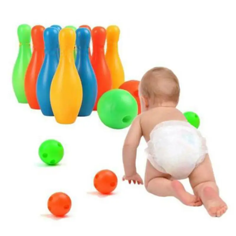 

Vibrant Colors Playful Colorful Great For Parent-child Bonding Engaging Children's Bowling Toy Set Plastic Bowling Toys Popular
