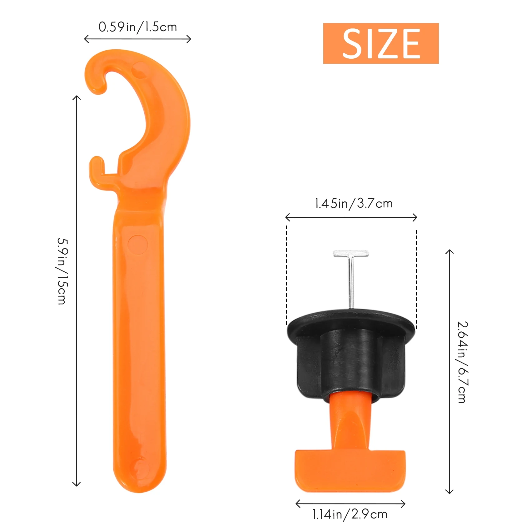 Плоские керамические разделители для плитки 151 шт. многоразовые напольных