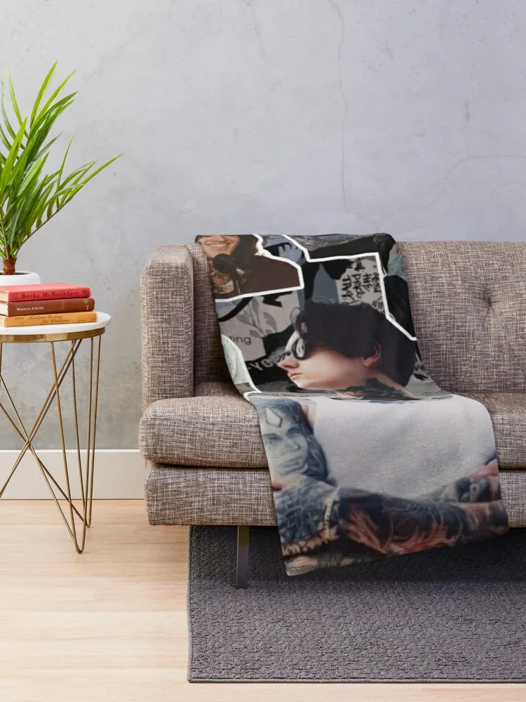 Ной Себастьян фотоколлаж пледы для дивана спальный мешок одеяла