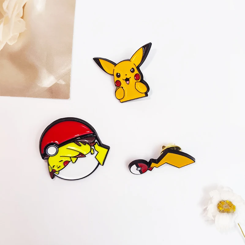 Эмалированные булавки манга лацкан сумки симпатичные металлические броши из