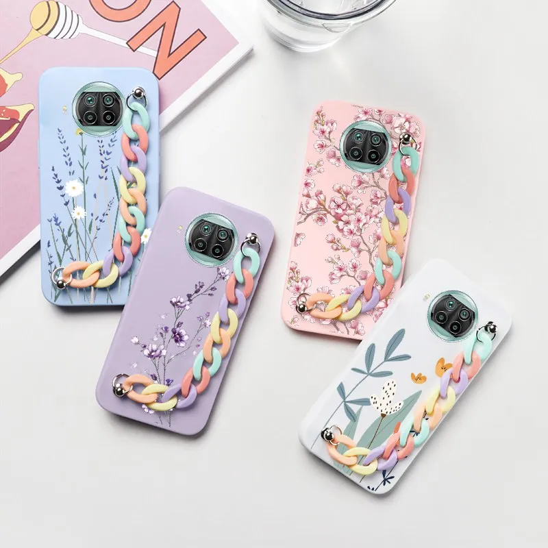 Чехол для Xiaomi Mi 10 T Lite радужная цепочка ТПУ чехол 10TLite t lite Mi10T матовый mi10lite 10tlite -