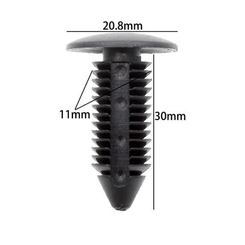 Панель отделки, пластиковый фиксатор, заклепка, 4,5 мм, 5 мм, 6 мм, 7 мм, 8 мм, 9 мм, 10 мм, 11 мм, отверстие, зажим для внутренней отделки автомобиля