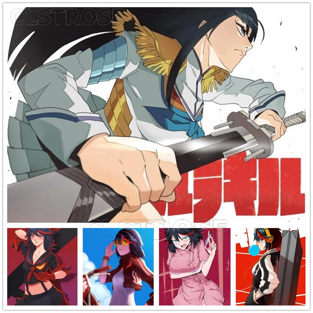 

Diy Diamond Painting Kill La Kill Japanese Anime Mosaic Art Posters Full Drill Matoi Ryuuko Rhinestone Embroidery Cross Stitch