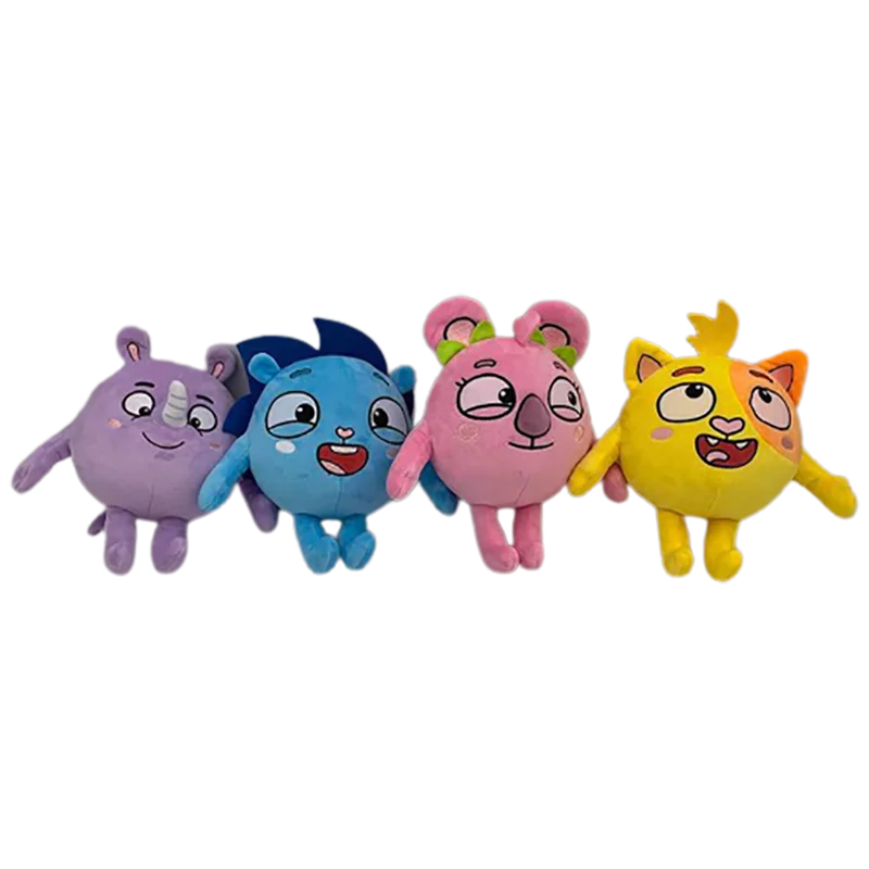 2022 Мягкая игрушка "Детские песни" Baby Zoo для малышей, плюшевая кукла стилизованная под животное: кошка, ёжик, коала, носорог. Мягкая фигурка для успокоения, подарок на день рождения.