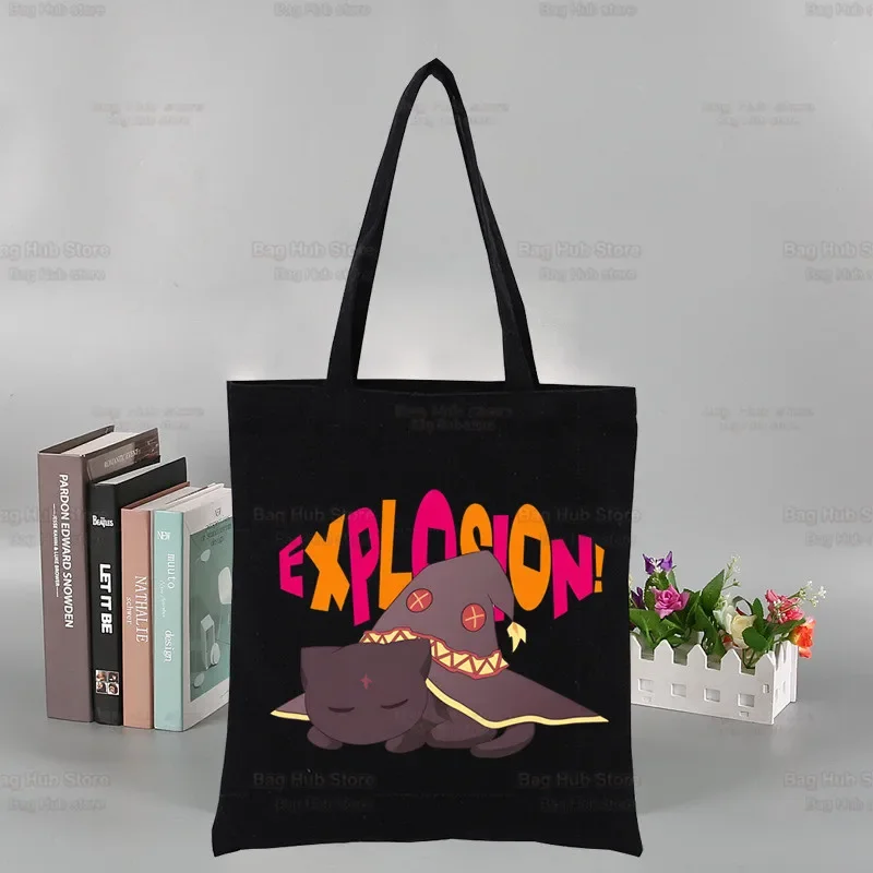 KonoSuba Megumin женская сумка через плечо Холщовая Сумка Kono Subarashii Kazuma сумки для шопинга