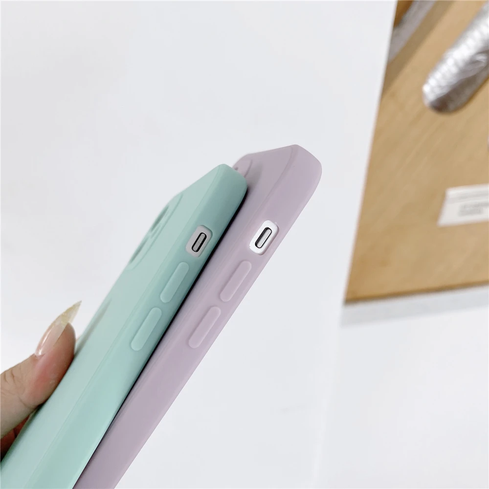 Жидкий силиконовый чехол для Xiaomi Mi 11 Lite Pro, poco X3 Slim, мягкий красный чехол для Redmi Note 9S, 10, 7, 8, 9 Shell on.