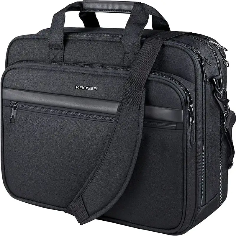 

Sophisticated 17.3" Laptop Cover Bag, Perfect Briefcase for your Needs - Travel, Business and School Shoulder Messenger Computer