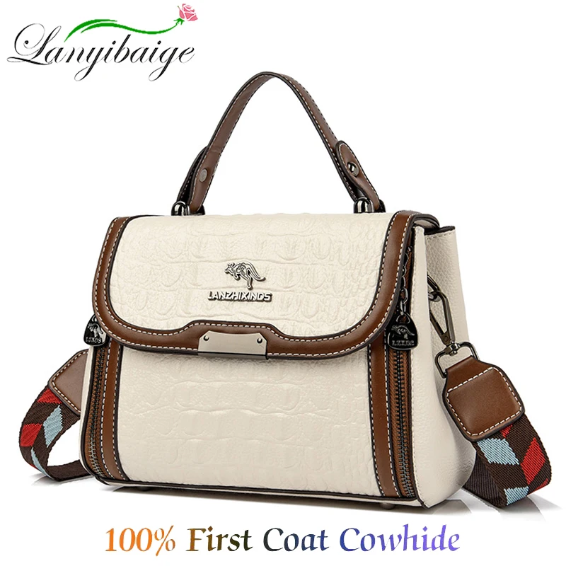 

Trend Luxury Brand Designer Shoulder Crossbody Sac Lady Messenger Small Tote High Quality Leather Handbag Purse Women's Bag 2023