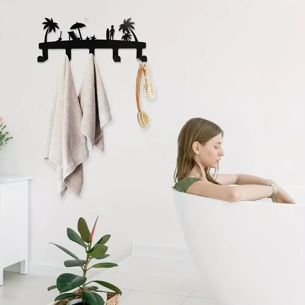 Универсальная Вешалка Для Полотенец Из Нержавеющей Стали — Настенная С 5